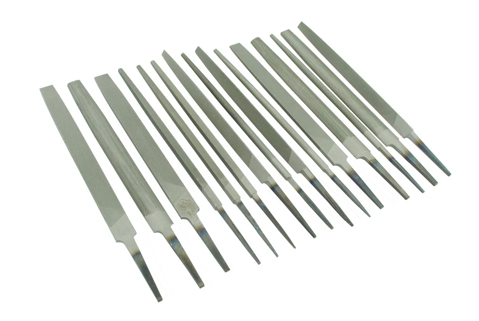 Set of 15 Engineers Files 6" 150mm Bastard 2nd Cut Smooth Various Shapes F9974 - Image 1 of 1