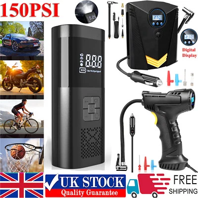 Electrical Car Air Pump Portable Cordless Tire Inflatable Pump for Car Bicycle - Image 1 of 4