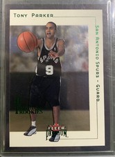 2001-02 Fleer Premium Rookies 1048/1500 Tony Parker #180 Rookie RC Emerald