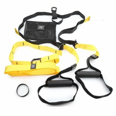 Cinturón Entrenador Fitness Suspensión Colgante Correas Elásticas Gimnasio Ejercicio Tirar Cuerda Foto 1 de 4