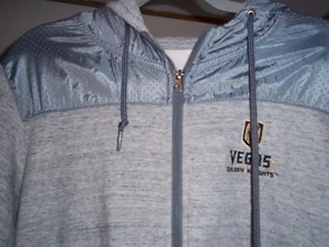 Las Vegas Golden Knights Heather Gray Full Zip Space Dye Hoodie 2X Tall Ne - Picture 1 of 4