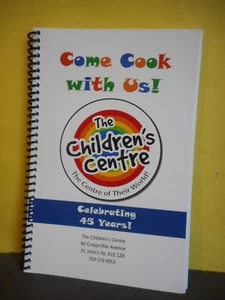 The Children's Centre,St.John's,Newfoundland,Cookbook - Imagen 1 de 1