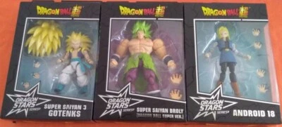 Lote de figuras de acción Dragon Ball Super Stars serie 12 MIP Gotenks Broly Android 18 Foto 1 de 4