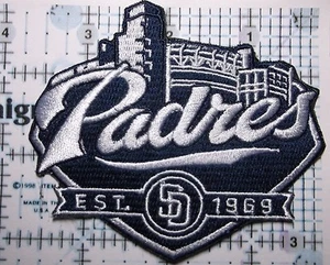 San Diego Padres Embroidered PATCH~3 5/8" x 3 1/4"~Iron Sew On~MLB~Ships FREE - Picture 1 of 1