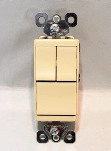 Pass & Seymour Combination Device, Three 1 pole switches in 1 TM8111-WCC NEW - Picture 1 of 4