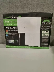 Amped Wireless Pro Range Extender - Up to 1.5 Miles - Wireless-N 600mW - Picture 1 of 4