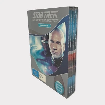 Star Trek The Next Generation Season 6 DVD Box Set - Region 4, PAL - New Sealed - Image 1 of 4