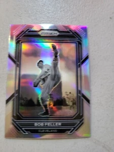 2023 Panini Prizm - #260 Bob Feller Silver Prizm Cleveland Indians NM - Picture 1 of 2