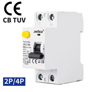 Fehlerstromschutzschalter FI-Schalter 2/4-polig 16A-63A RCD FI-Schutzschalter - Bild 1 von 23