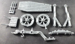 Undead Zombie Corpse Cart Main Body Wheels - Warhammer Vampire Count Model Parts - Picture 1 of 3