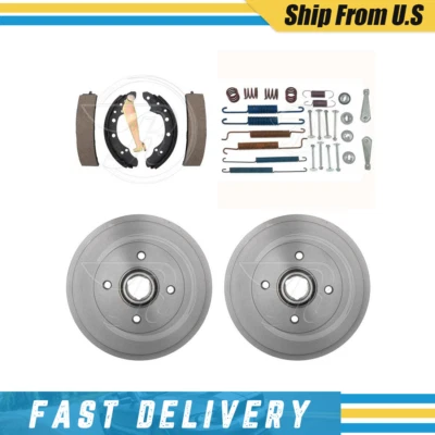 Rear Drums Brake Shoes & Hardware Spring Kit for Volkswagen Jetta 1990-1991 - Image 1 of 4