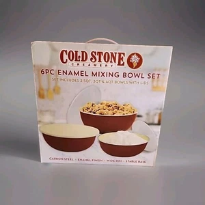 Cold Stone Milchkännchen Rührschüssel 6 Stück Set - Bild 1 von 6