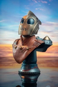 ROCKETEER Leyendas en 3D escala 1/2 busto/estatua~Disney~NIDB - Imagen 1 de 5
