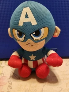 TY Beanie Babies Marvels CAPTAIN AMERICA Plush Stuffed Toy - Picture 1 of 5