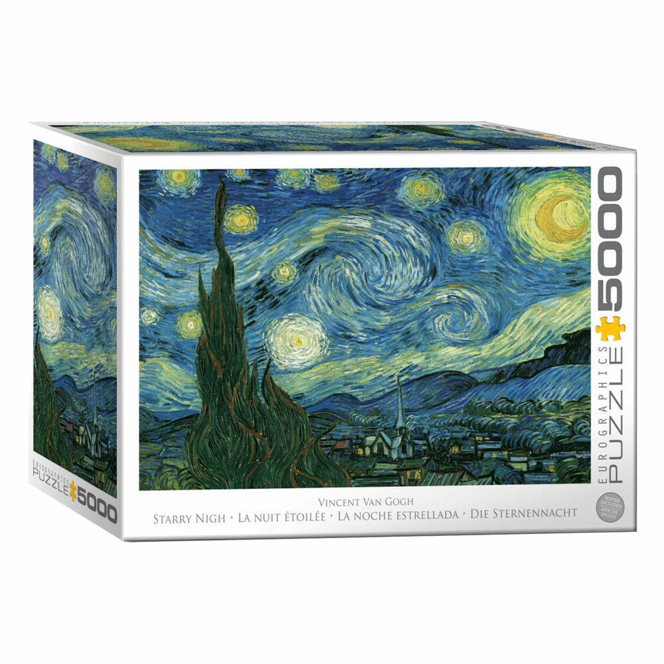 Eurographics XXL Puzzle Notte Stellata - Van Gogh, 5000 Pezzi, 152 x 102 cm