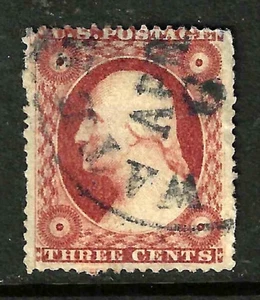 SC #26 Wide Margins Jumbo APR 6 Cancel 3 Cent Washington 1851-57 US 8B13 - Bild 1 von 2