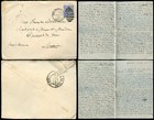 GB KE7 1902 to SPAIN 2 1/2d LONG LETTER + CHRISTCHURCH DUPLEX 200