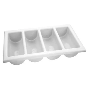 GRÄWE Besteckkasten leer 4 Fächer Gastronorm 1/1 inkl. Deckel stapelbar - Bild 1 von 6