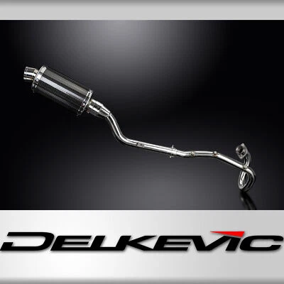 Silenciador de carbono ovalado de 9" escape completo Yamaha XT225 Serow 1986-2007 Foto 1 de 4