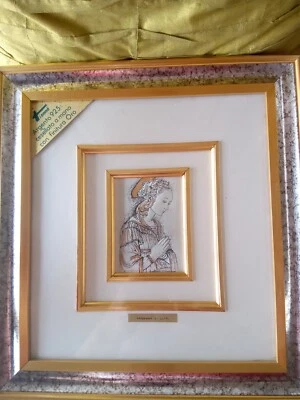 Quadro da Parete  in Argento 925 con Cornice in Legno - Immagine 1 di 4