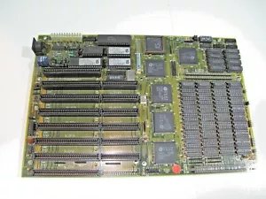 BIOSTAR MB-1212V VLSI AT MOTHERBOARD W/ 286-12MHZ CPU + 1MB RAM - Picture 1 of 1