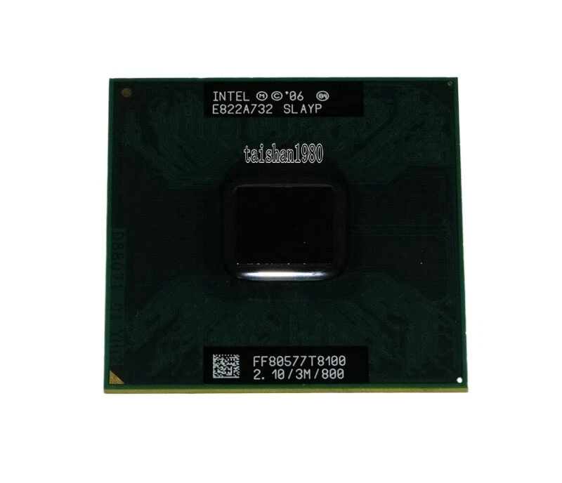 Intel Core 2 Duo Mobile T8100 2.1GHz/ 3M/800MHz Laptop Processor CPU SLAYP - Image 1 of 1