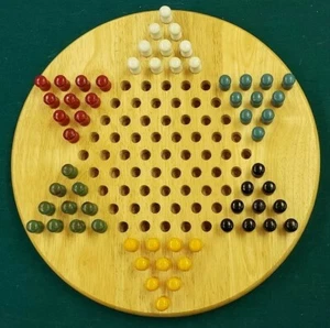 Chinese Checkers Wooden Board Set - Picture 1 of 5