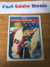 O-PEE-CHEE NHL HOCKEY 1982-83 LUCIEN DEBLOIS CARD 379 WINNIPEG JETS EXCELLENT