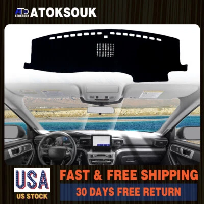 Sunproof Dashboard Cover Mat for 2020-2022 Ford Explorer Interior Protection Pad - Image 1 of 4