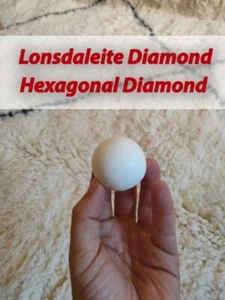 Rare Lonsdaleite Diamond - Hexagonal Diamond - Original Tested - 250 Grams N - Picture 1 of 11