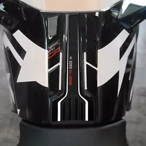 Adesivo 3D Paraserbatoio Moto compatibile con Ktm Duke 890 GP 2022-2023 bianco - Foto 1 di 2