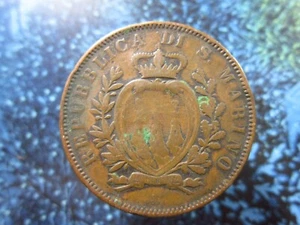 SAN MARINO 10 Centesimi 1894 h7506 World Coin - Picture 1 of 2