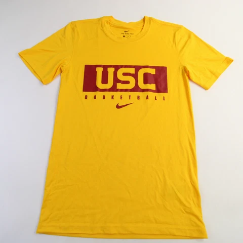 USC Trojans Nike Dri-Fit Short Sleeve Shirt Men's Gold New Cover
