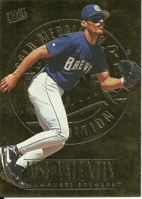 1996 Ultra Gold Medallion Jose Valentin 86 Brewers - Image 1 of 2