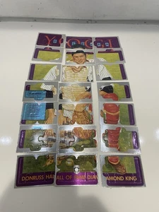 1990 Leaf Foil Diamond King Puzzle Cards Full Set: Yogi Berra Yankees HOF - Picture 1 of 4