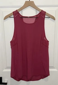 Lululemon W1BDAS Sculpt Tank Top Tie Back Violet Red Women’s Size 6 Lightweight - Picture 1 of 8