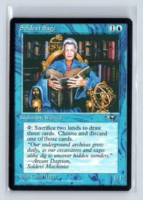 (3x) SOLDEVI SAGE – MTG Magic the Gathering Card – Alliances – Common - Image 1 of 4