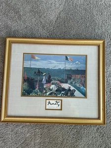 Artist Claude Monet Garden At Sainte - Adresse Double Matted & Framed Wall Art - Picture 1 of 6