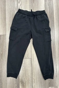 Free Assembly Joggers Men Size Large (36-38) Black Cargo Sweatpants - Picture 1 of 8