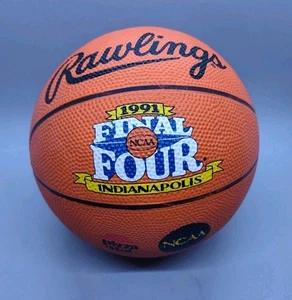 Basketball NCAA Final Four Indianapolis 1991 Vintage Pizza Hut Rawlings Mini  - Picture 1 of 8