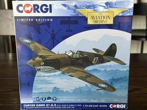 Rare! Corgi AA28104 Curtiss Hawk 81-A-2 “White 47” American Vol Group, China, 42 - Picture 1 of 12
