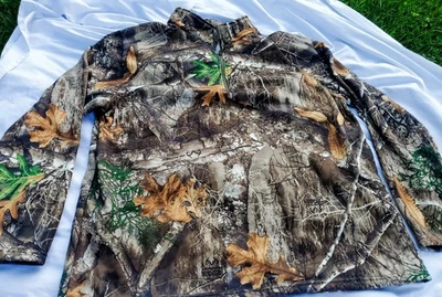 Realtree Camo 1/4 Zip Fleece Pullover Men's Size XL Long Sleeve Hunting  - Image 1 of 4
