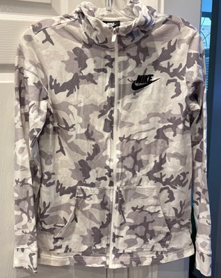 Boy's Nike Camo Hooded Jacket, Size XL - Image 1 of 4
