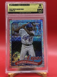 2024 Topps #T89C-22 Vladimir Guerrero 35th Anniversary Chrome Graded 10 - Bild 1 von 2