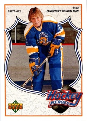 1991 Upper Deck Brett Hull #1 Penticton Knights Hockey Card - Image 1 of 2
