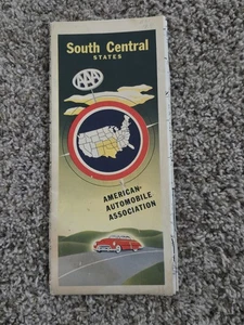 1953-54 American Automobile Association AAA South Central States Map - Picture 1 of 2