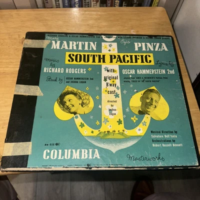 South Pacific Original Broadway Cast 1949 Columbia Masterworks Vinyl LP OL-4180 - Image 1 of 4