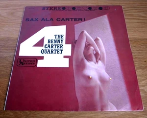 SEXY COVER CHEESECAKE BENNY CARTER QUARTET SAX A LA CARTER 1963 UAS 1034VINYL - Picture 1 of 3