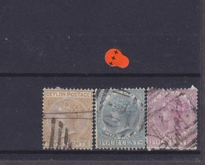 Ceylon QV SG 121,122,123 Cat £7.75 Used - Picture 1 of 1