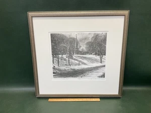 WALTER DUBOIS RICHARDS Pencil Signed Litho ~ Shadows at Gods Acre Ltd No 106/200 - Picture 1 of 14